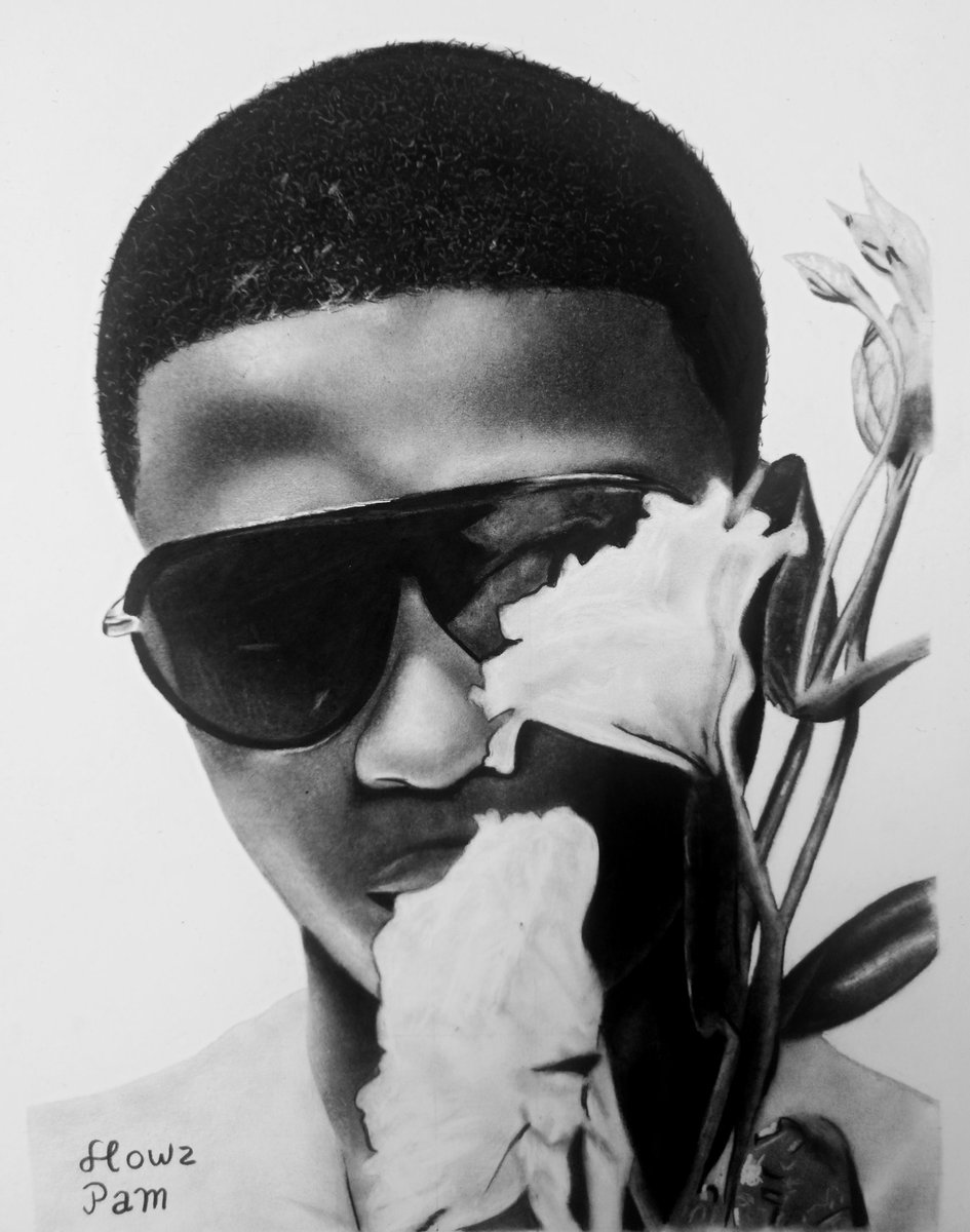 <a href="/wizkidayo/">Wizkid</a> It'll take you 2 secs to share my pencil drawing of Big Wiz

Don't skip😭 Dash my art 1 retweet abeg☝️🙏♥️