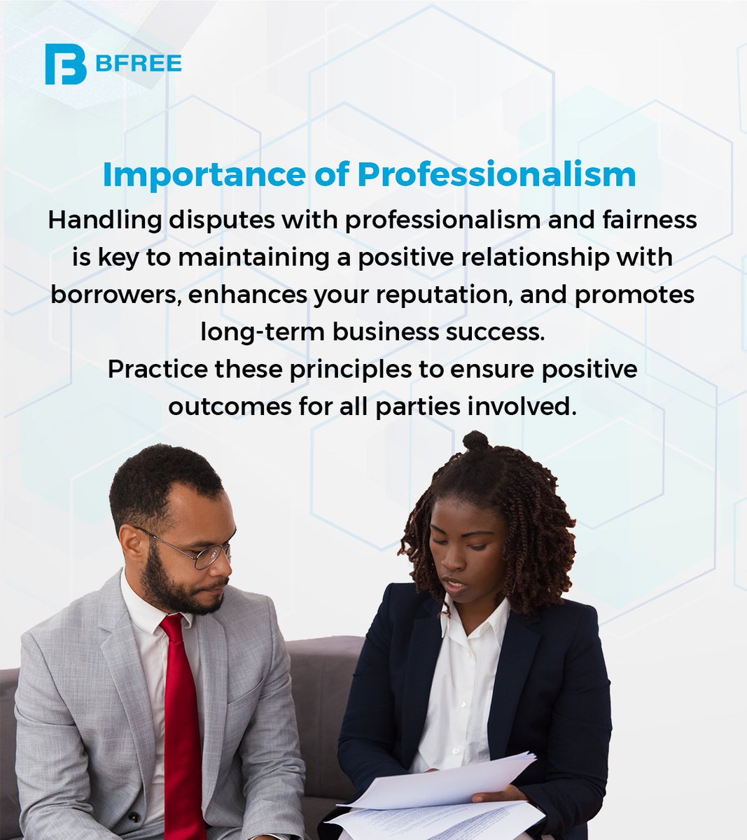 bfree_global's tweet photo. #BFREE #Professionalism #CustomerRelations #ethicaldebtcollection #DisputeResolution #LendingSuccess #LenderTips #CustomerCare #ProfessionalGrowth #DebtResolution #financialfreedom #FinancialLiteracy #ThursdayThoughts #thursdaymotivation https://t.co/tcGbeNTQVy