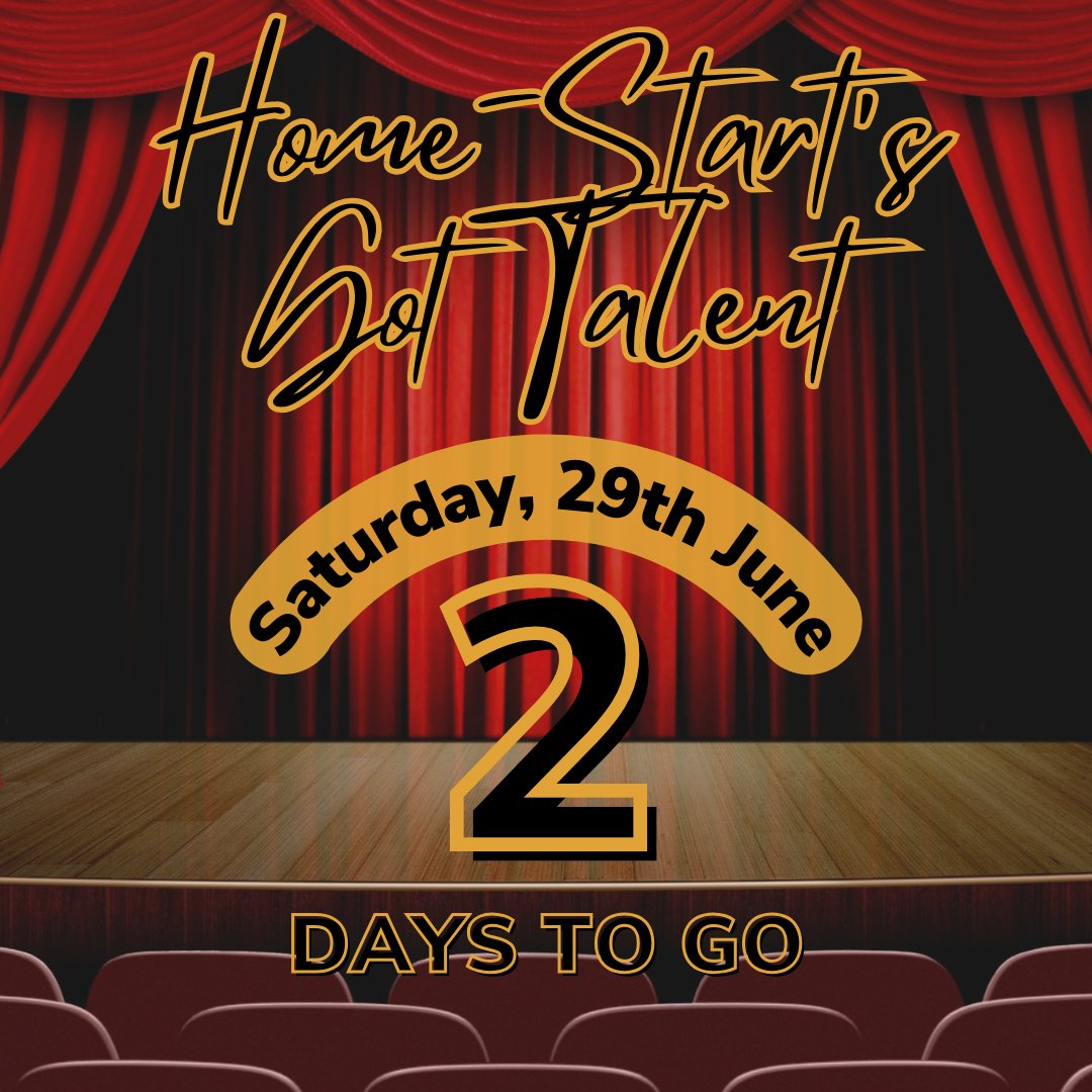 🌟🎤 Just two days left until the #HomeStartsGotTalent acts and <a href="/judesimpson/">Jude Simpson</a> lights up the stage! Join us for a spectacular showcase of #LocalTalent! Get your tickets today: i.mtr.cool/cjbemjsonm Tickets also available for purchase at the event. #HomeStartEvent #RoystonEvents