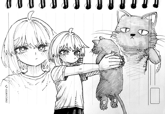 고양이와 고양이 