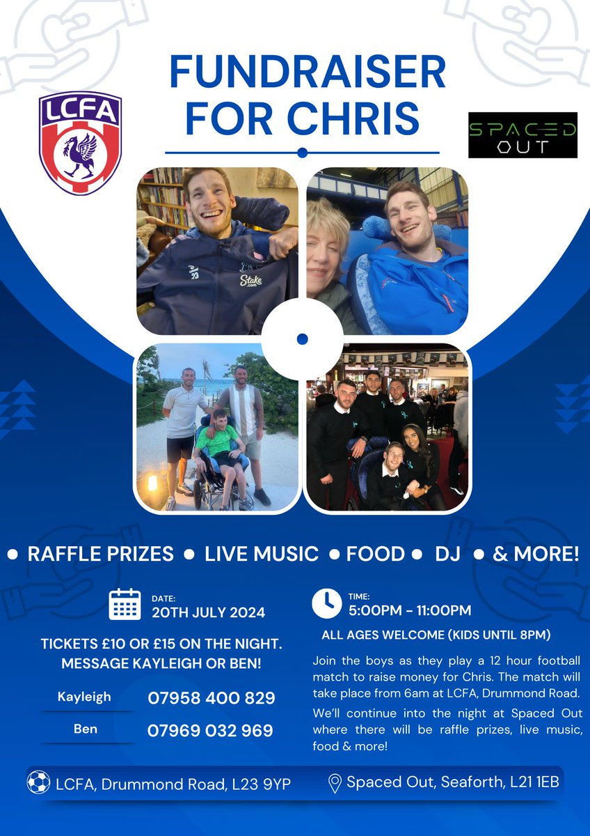 💙 if anyone wants to sponsor me for taking part in a 12-hour 5-a-side game donate via this link gofund.me/2528681a all shares are appreciated 💙