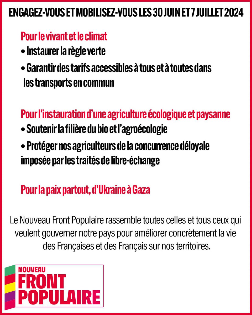 mdorelucas's tweet photo. Si vous l’avez pas encore vu, voici notre tract avec nos propositions clés #legislatives2024 #morbihan #nouveaufrontpopulaire https://t.co/Z8tba30ULY