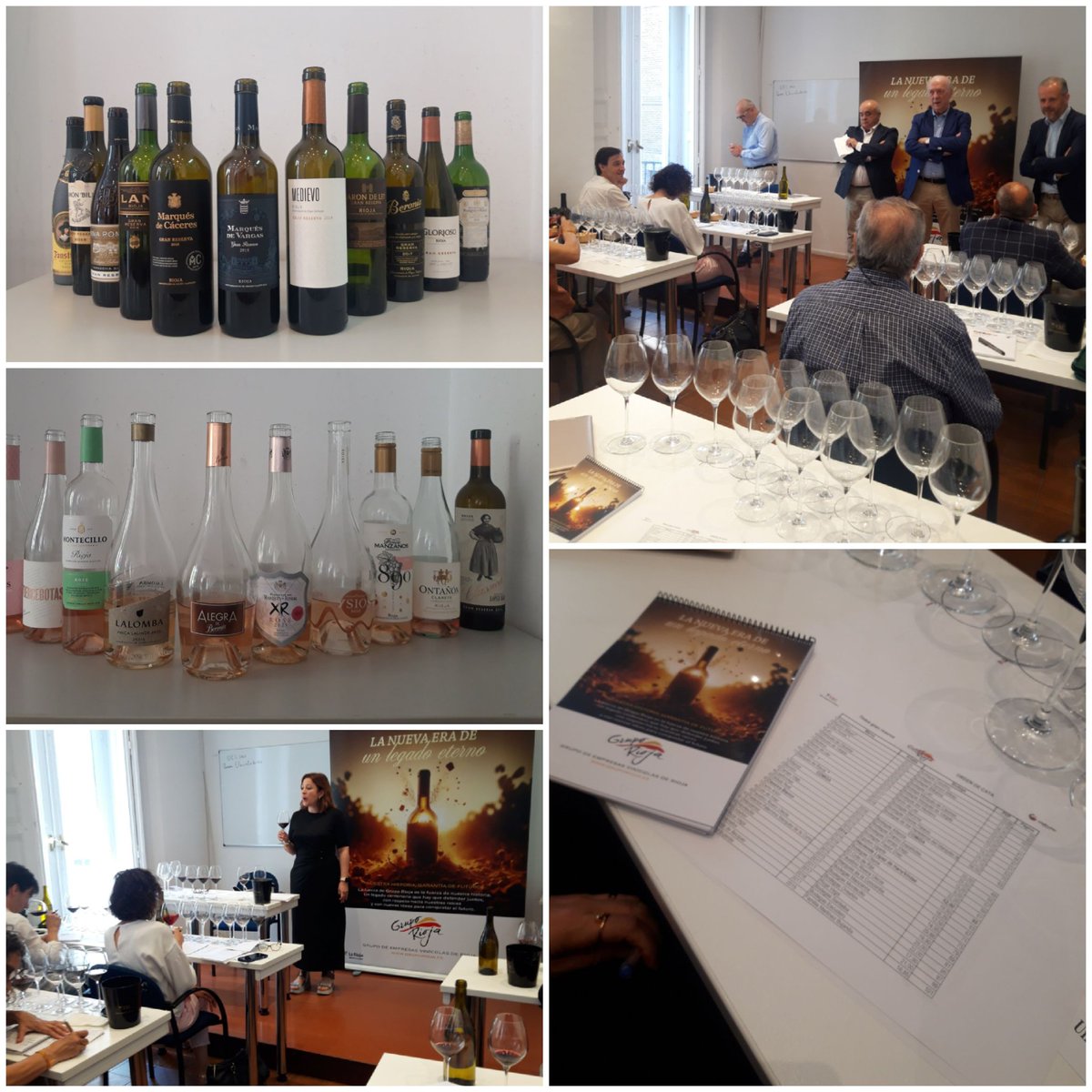 Más que agradecidos a <a href="/proensapuntocom/">proensapuntocom</a> y #GrupoRioja por su confianza en albergar la segunda edición de su presentación anual en #Madrid. Este año, de nuevo dos ponentes de lujo como <a href="/BallesterosMw/">PedroBallesterosMW</a> <a href="/AlmuVino/">Almudena Alberca MW</a> con los Grandes Reservas y Rosados como protagonistas 🥂🥂