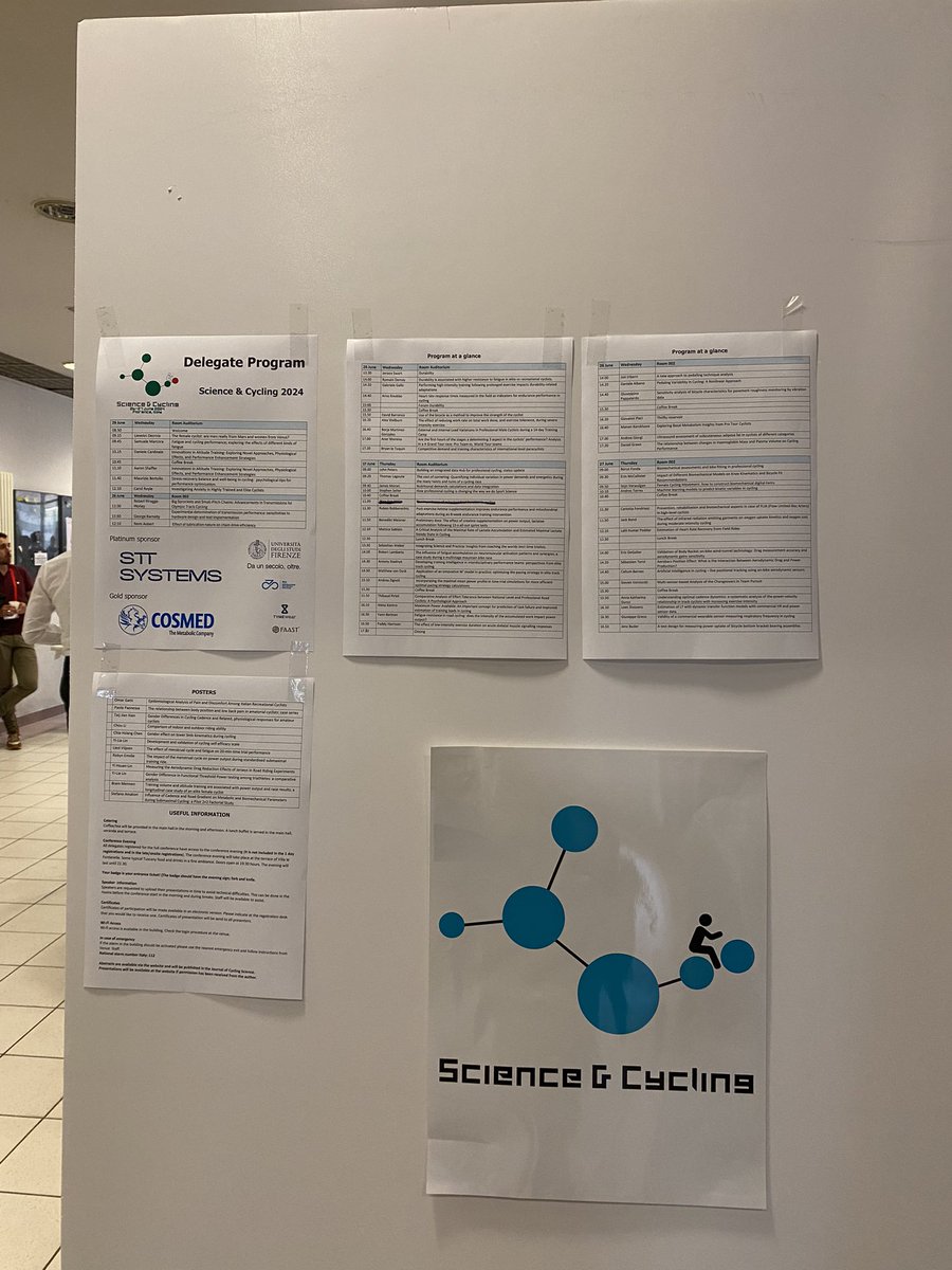 Ben_dobson98's tweet photo. Great to be in attendance at the @ScienceCycling conference in Florence, Italy 🇮🇹 getting to see the application of laboratory research into professional cycling 🚴‍♂️ https://t.co/x6sQIiBrR3