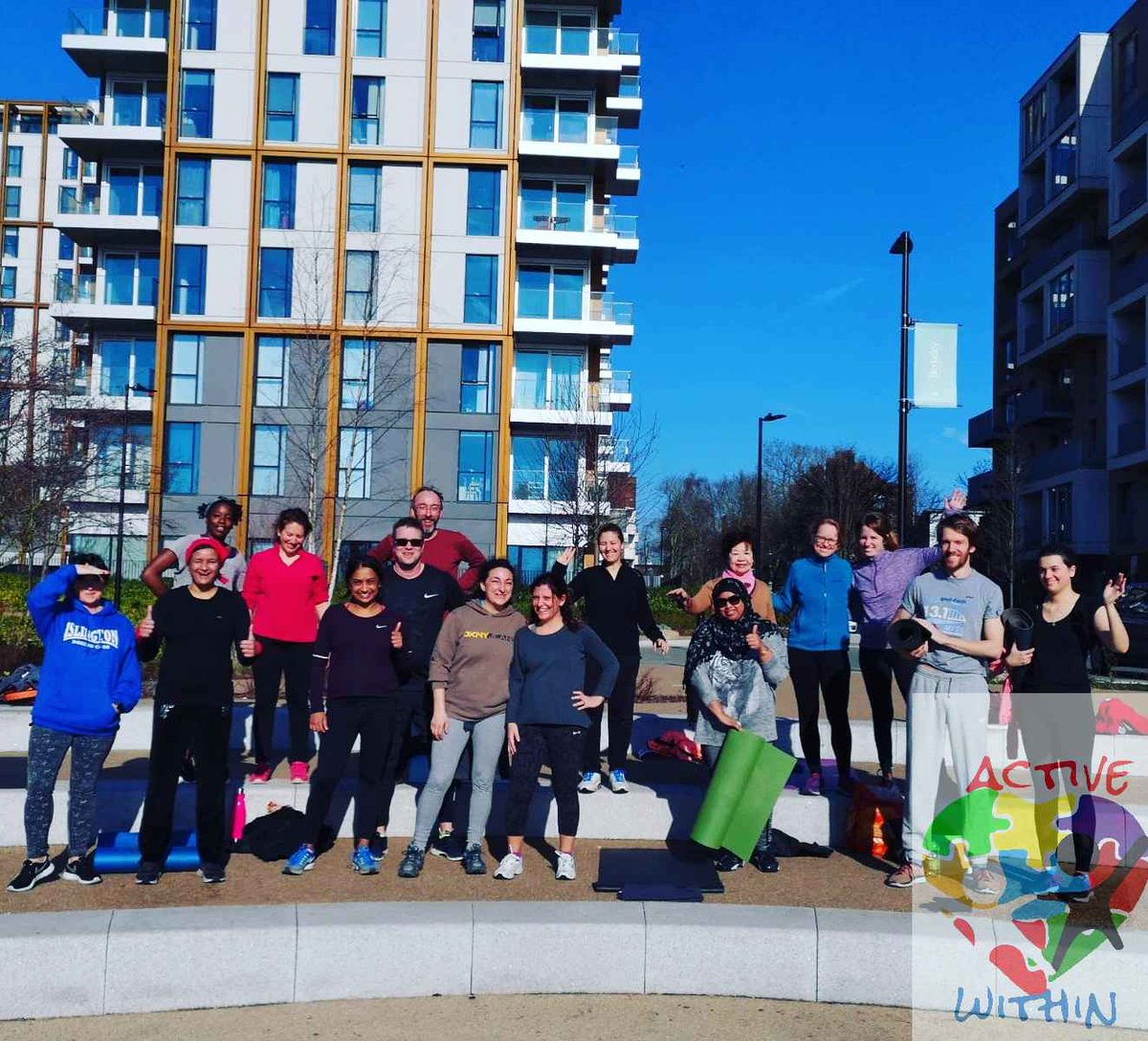 active_within's tweet photo. Always bringing the community together. Sunday/10am/Abs, Bums and Thighs. Exercise makes us stronger both mentally and physically, exercise makes us happy. Let’s Stay Active. Contact us to join. @redmond_centre #woodberrydown @NHGhousing #activewithin #letsgetactive https://t.co/g1B6LDKgIg