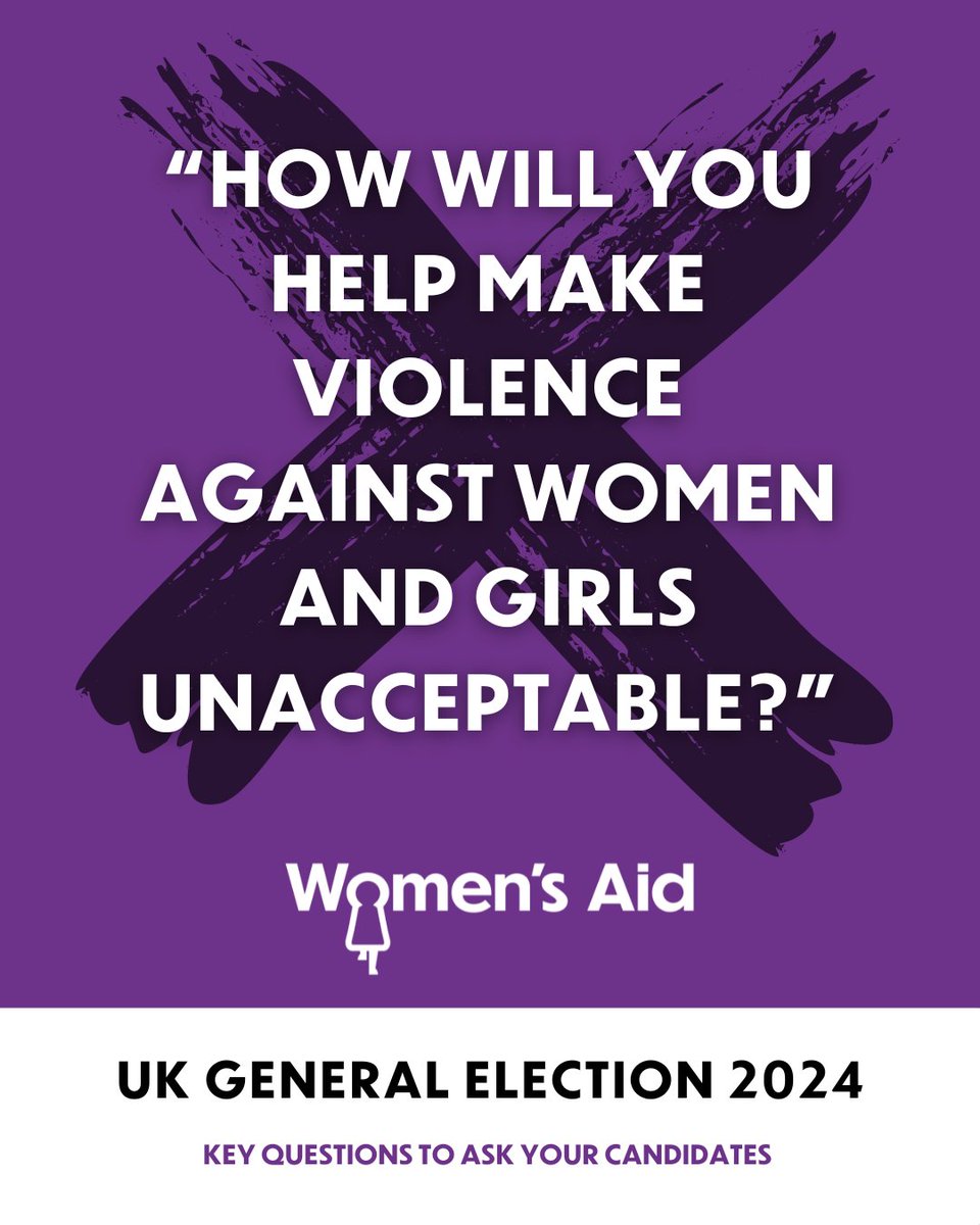 THE WOMEN'S AID ELECTION MANIFESTO📢

This weekend you will most likely get canvassed by your local election candidates🗳️

Make sure you ask your candidates our 5 key questions to help make our society safer for women &amp; girls🗣

Download your copy now ⬇️ womensaidni.org/manifesto2024/