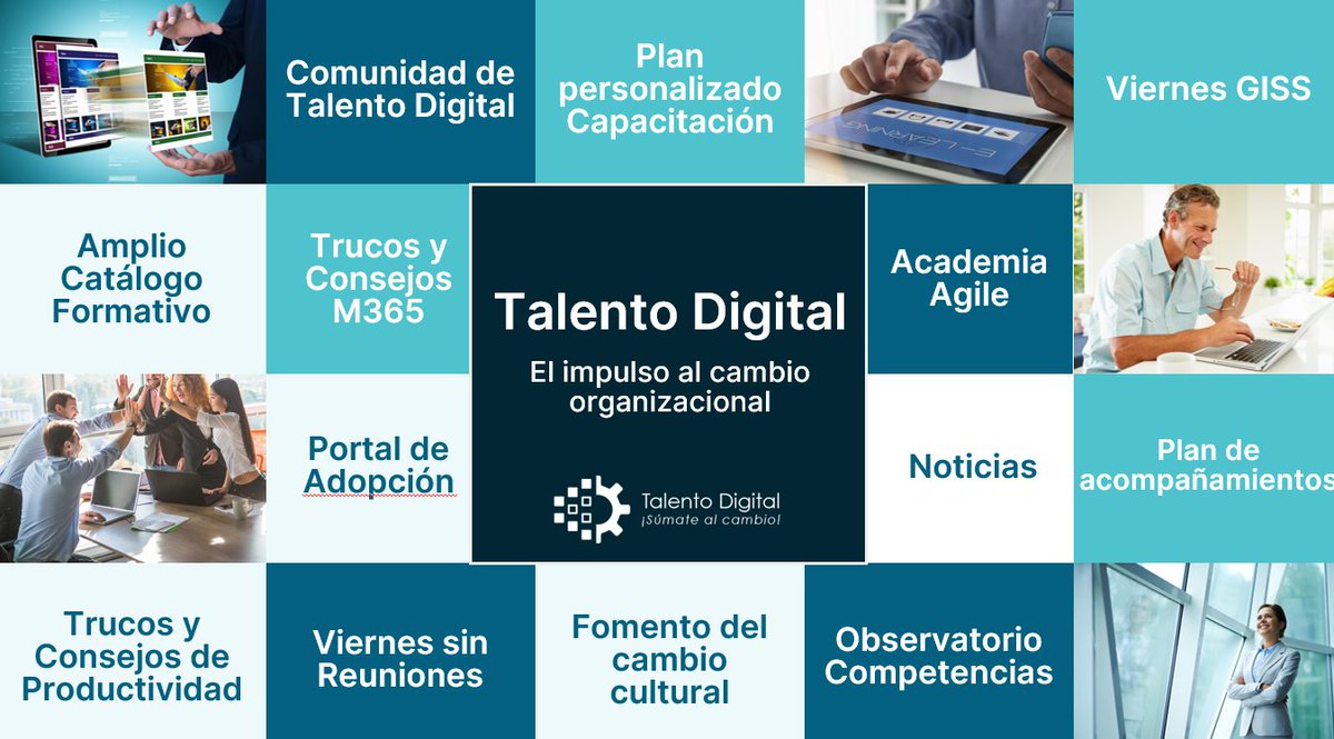 CorujoBorja's tweet photo. 📢El proyecto ‘Talento Digital’ de la Gerencia de Informática de la Seguridad Social (GISS) sido premiado 🏅 como la mejor iniciativa para la transformación cultural y organizativa por el Congreso Nacional de Innovación y Servicios Públicos (CNIS) https://t.co/YMOtyw58Mm