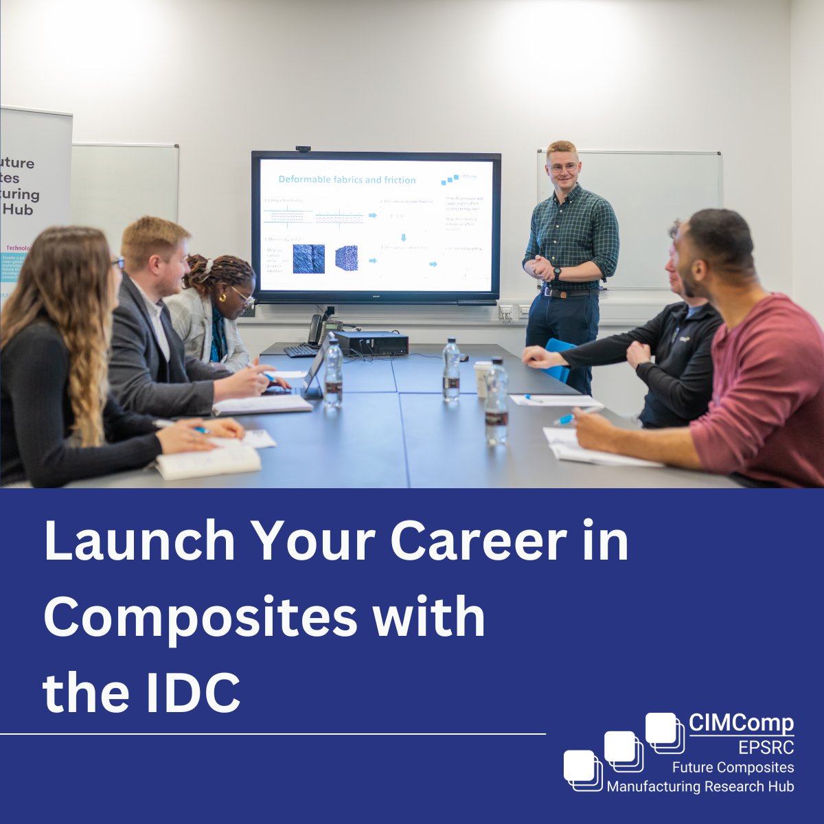 Become a composites research leader! The IDC offers a unique EngD program for future industry talents. Join the future of composites: cimcomp.ac.uk #Composites #Manufacturing #Research #Leadership #IDC