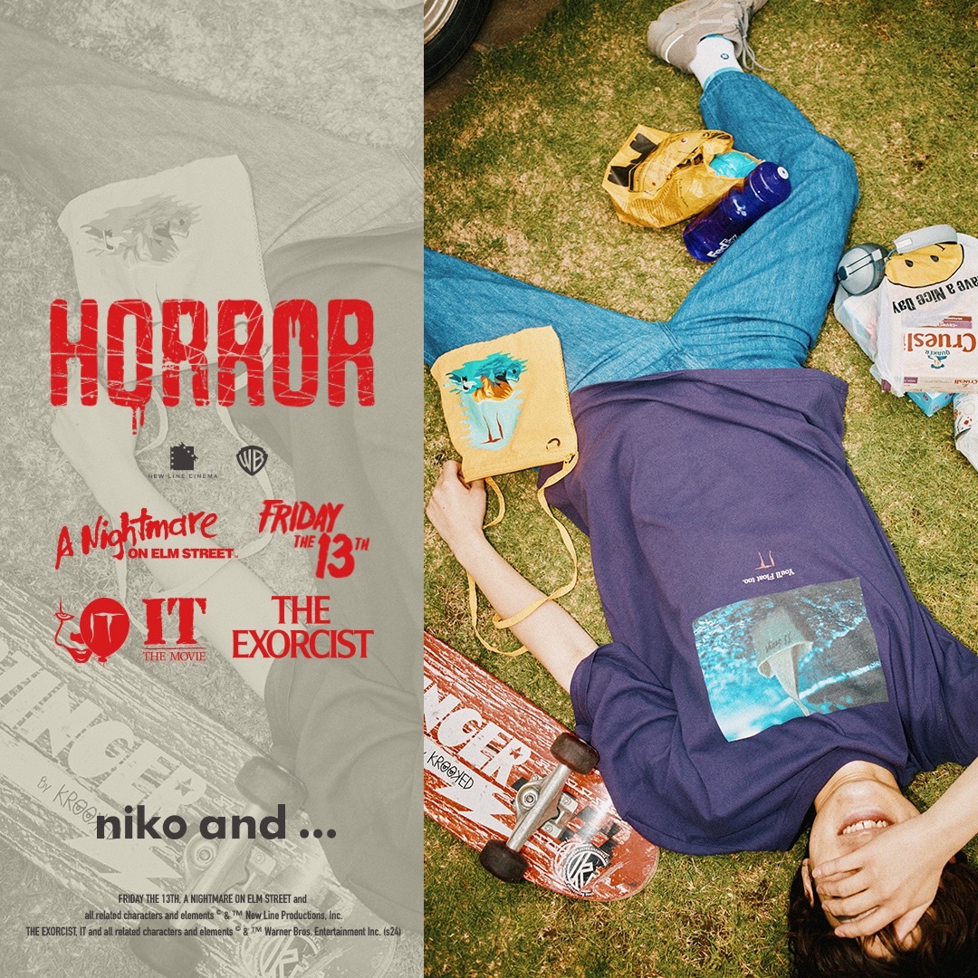 ワーナーホラー × #nikoand  今年のニコアンドでは、ワーナー