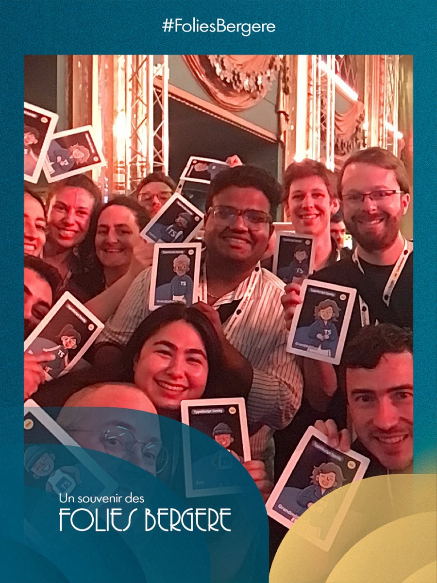 leiluspocus's tweet image. Meeting with the Typescript family in #dotjs 😄 🫶🏽