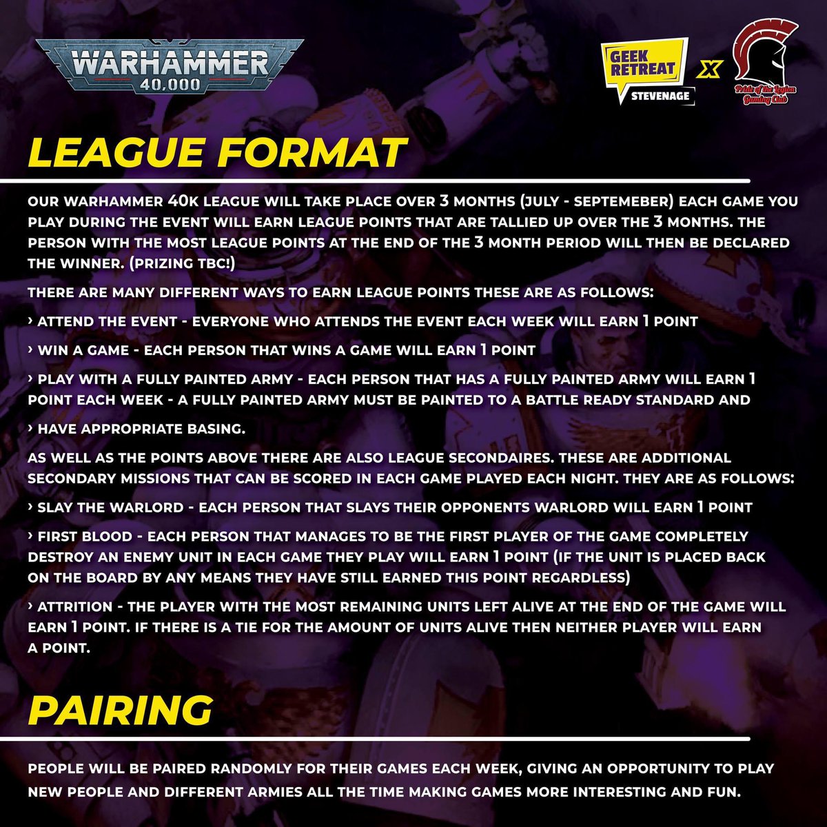 Pride of the Legion Gaming Club tweet media