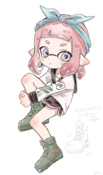 モイストコンブーツが欲しい落書き 