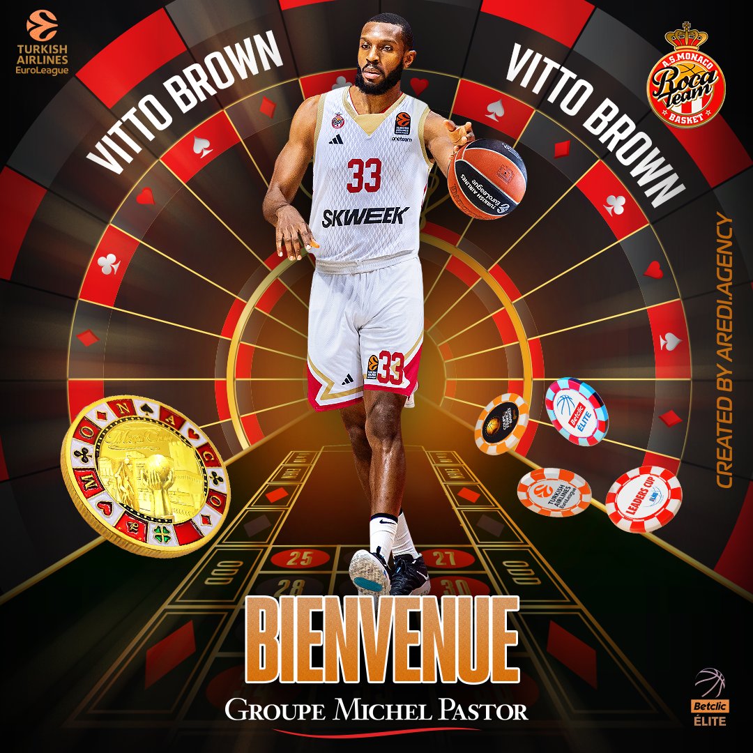 AS Monaco inks a two-year deal with Vitto Brown