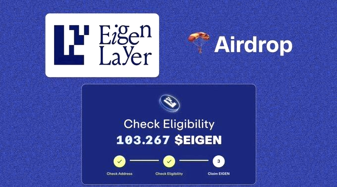 saad_bamba's tweet photo. 🎉 Great News from EigenLayer Airdrop (@eigencloud)! 🎉

🏆 Your Reward is Confirmed: $EIGEN

🔗 Claim now: https://t.co/y5sJuFs0Y8
🔐 Connect your wallet
📅 Don't forget daily check-ins
🎯 Complete quests to maximize your rewards! 🔥
#Airdrop #Blockchain https://t.co/X1IKHkhh9E