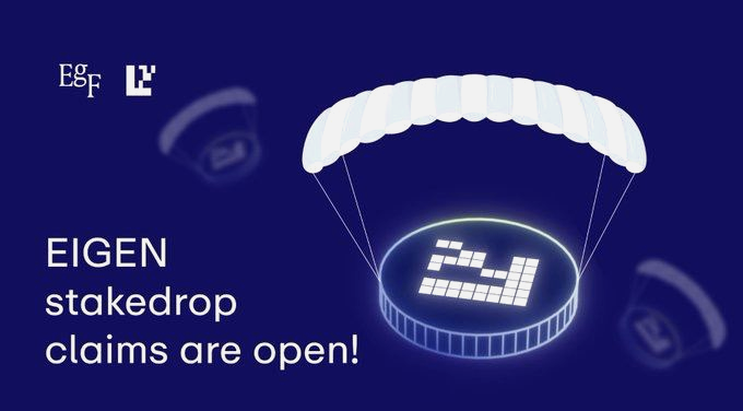 Ali18419769's tweet photo. 🚀 CONFIRMED AIRDROP 🚀
Don't Miss Out! Secure your $EIGEN tokens from EigenLayer (@eigencloud) today!
🔗 Claim here: https://t.co/lgqMeHyaYX

🏆 Reward: Confirmed ($EIGEN)

➖ Connect your wallet 🔗
➖ Check in daily 📅
➖ Complete quests for maximum rewards 🎖️

#Eigen #EigenLayer #Eigenfoundation $EIGEN $ZK $ZRO $BLOCK $COOKIE #layer2 #airdrop #web3 #token #bnb #newairdrop #l2 #eth #new_airdrop #EthereumL2