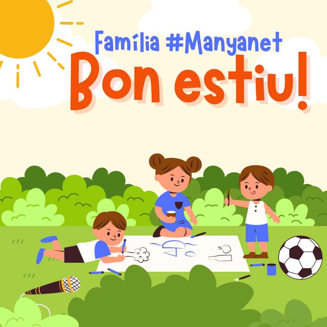 manyanetblanes's tweet image. La #famíliamanyanet hem superat #juntsiambesperança el curs 2023-2024 i ens hem guanyat unes bones vacances d'estiu. Ens veiem al setembre i molta sort a tota la nostra comunitat #AlumniManyanet
