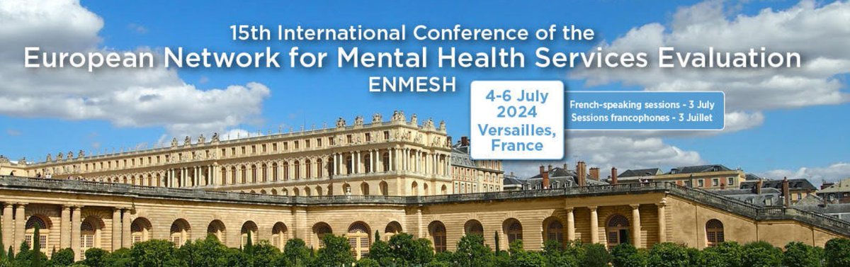 Excited to announce 5 of our researchers will be presenting at the 15th International #ENMESH conference in France next week.  Topics this year include user's lived experience and child &amp; adolescent mental health, while novel approaches from across Europe will be explored.