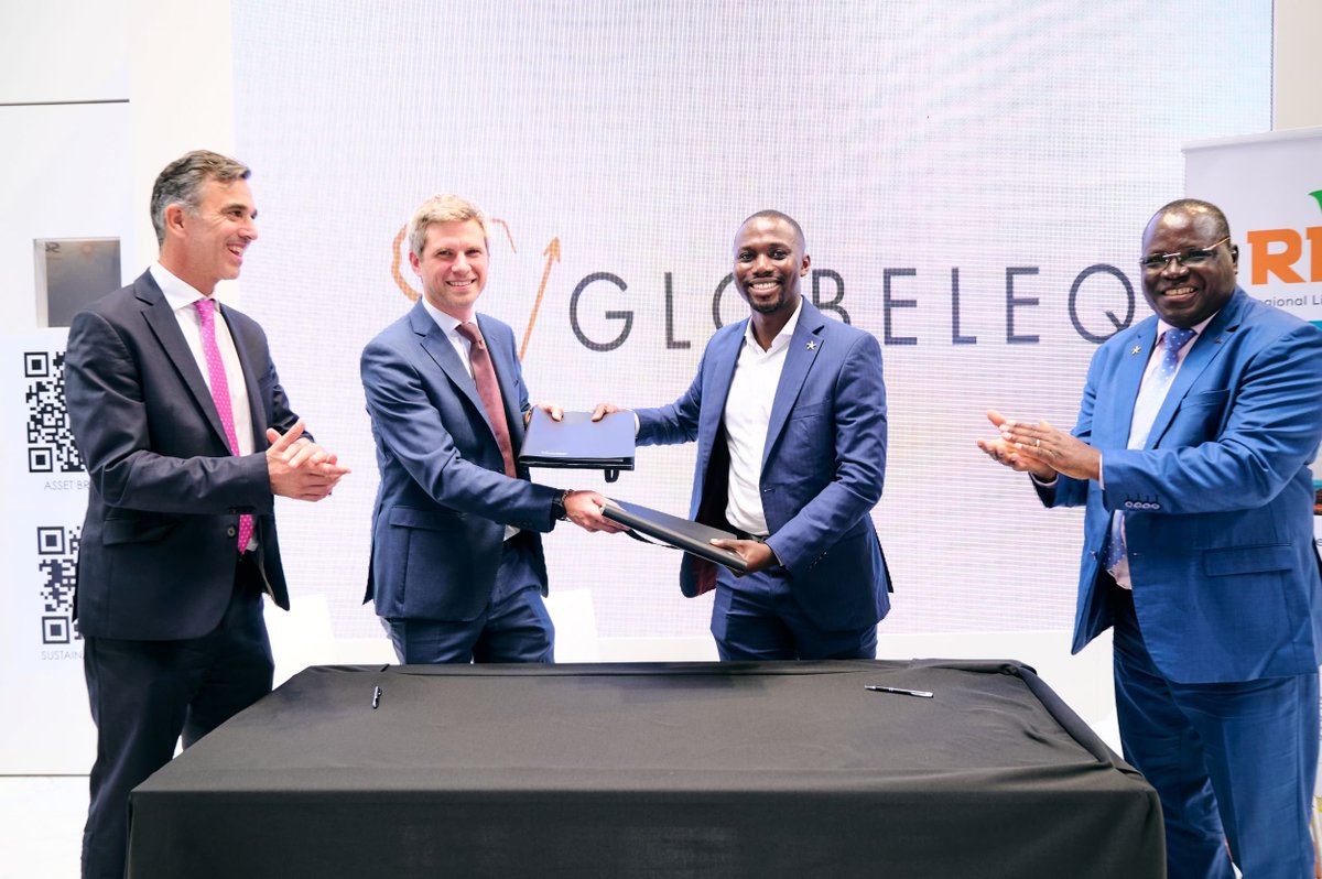 Globeleq (@globeleq) on Twitter photo Our new CEO, Jonathan Hoffman, and MD, East Africa, Edouard Wenseleers, signed an agreement for a Regional Liquidity Support Facility (RLSF) with our friends and colleagues <a href="/ATI_ACA/">ATIDI - African Trade & Investment Dev. Insurance</a> yesterday at <a href="/EnergyNet_Ltd/">EnergyNet</a> #aef24. Our new CEO, Jonathan Hoffman, and MD, East Africa, Edouard Wenseleers, signed an agreement for a Regional Liquidity Support Facility (RLSF) with our friends and colleagues <a href="/ATI_ACA/">ATIDI - African Trade & Investment Dev. Insurance</a> yesterday at <a href="/EnergyNet_Ltd/">EnergyNet</a> #aef24.