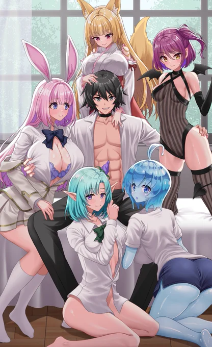 挿絵担当した「魔法女学園の売店ではたらく俺は、異世界から召喚された『ハーレム奴隷』です」ヴァリアントノベルズより本日発売です!よろしくお願いいたします!