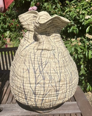 staithesartist's tweet photo. The latest #scapevessel a collaboration between myself and @kw_ceramic_sculpture They will be on show with other @peakdistrictartisans joint ventures at The Dome #Buxton weekend of 19th-21st July https://t.co/lAjU80S5V3