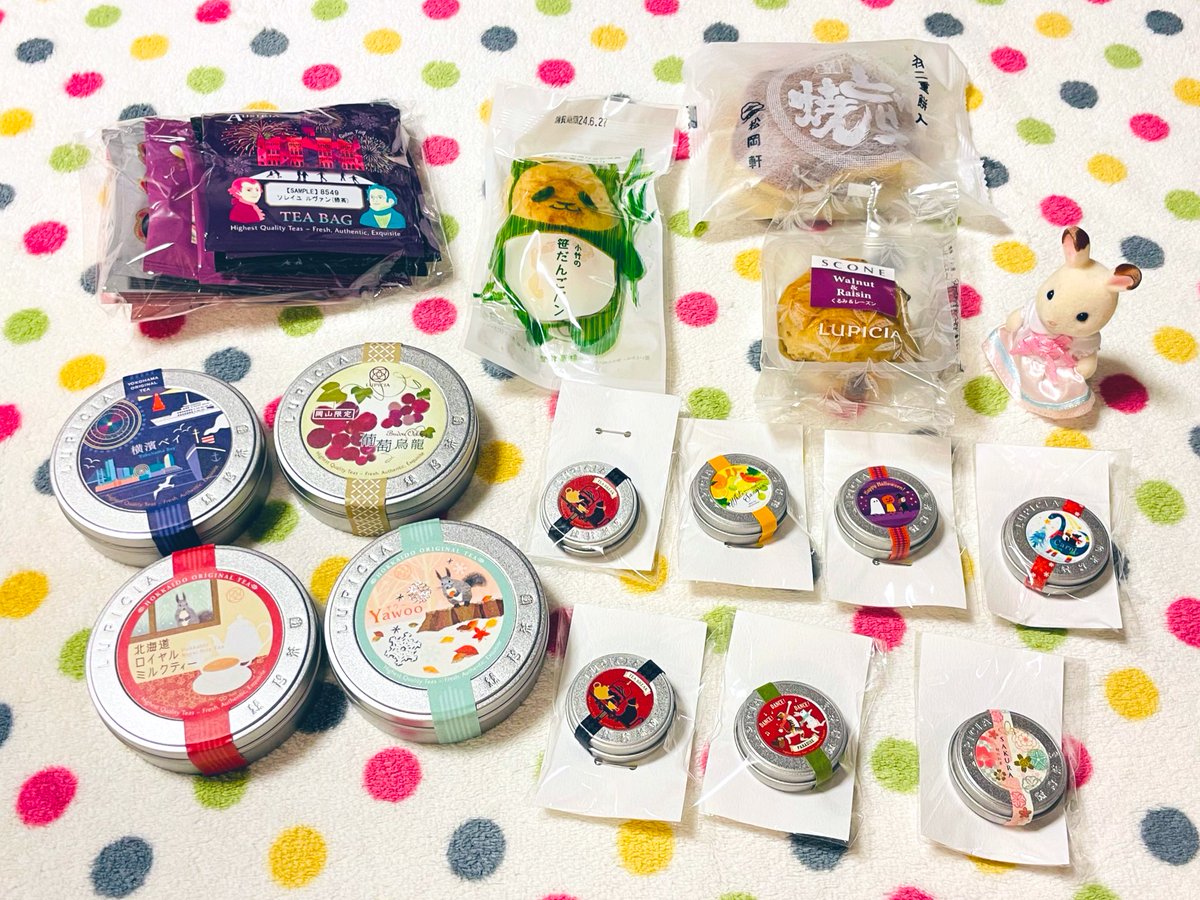 先日ルピシアグランマルシェ2024に行ってきました！🫖 いろんな種類の