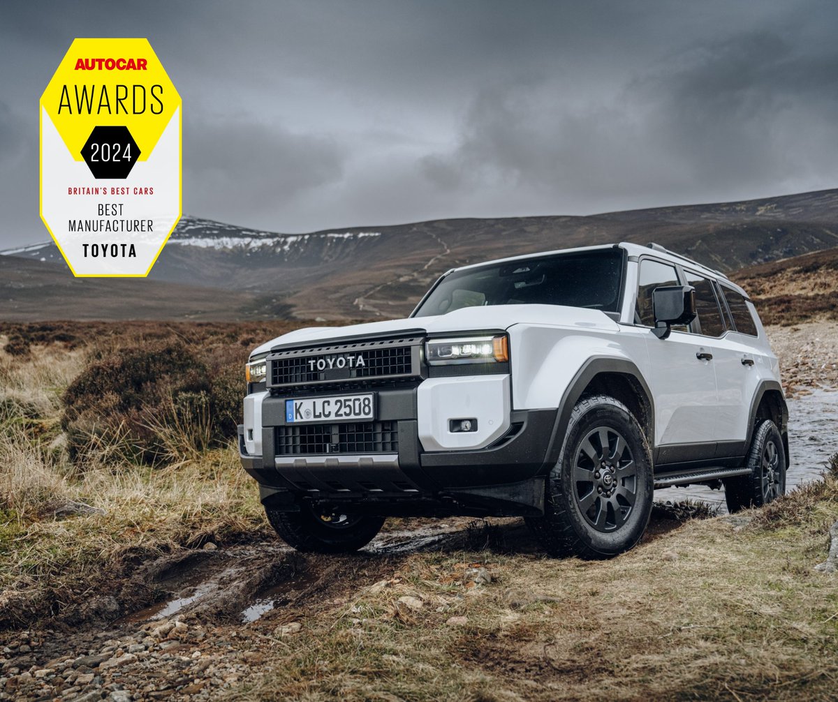 Toyota is Autocar’s manufacturer of the year 🏆

Read more about Toyota's awards at mag.toyota.co.uk/toyota-awards-…

#Toyota #Award