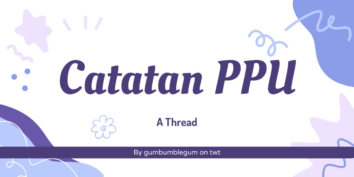 📑☆ CATATAN MATERI PPU 
Pengetahuan dan Pemahaman

A thread—