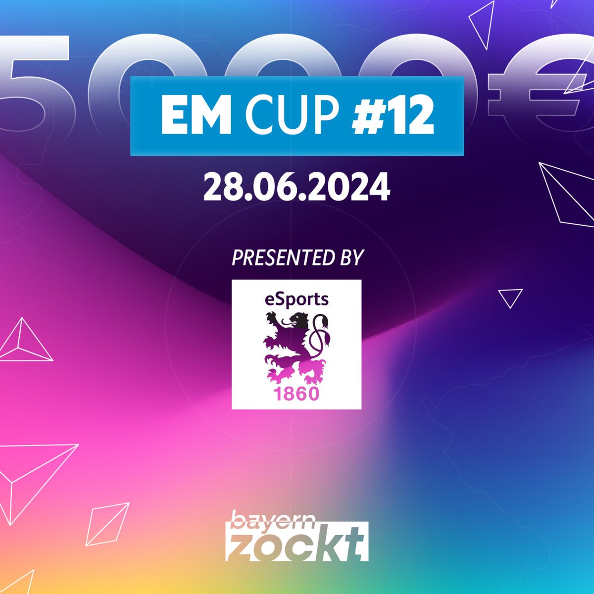 🎮bayern zockt - Cup 12 hosted by 1860 eSports
Gefördert durch das bayerische Digitalministerium finden auf bayern-zockt.gg 24 Online EM-Turniere statt
◾ Top 2 qualifizieren sich für Offline Finale
◾ 2000€ Preise
live auf twitch.tv/1860esports <a href="/FarkiOfficial/">Fabian „1860 Farki“ Krosta</a>