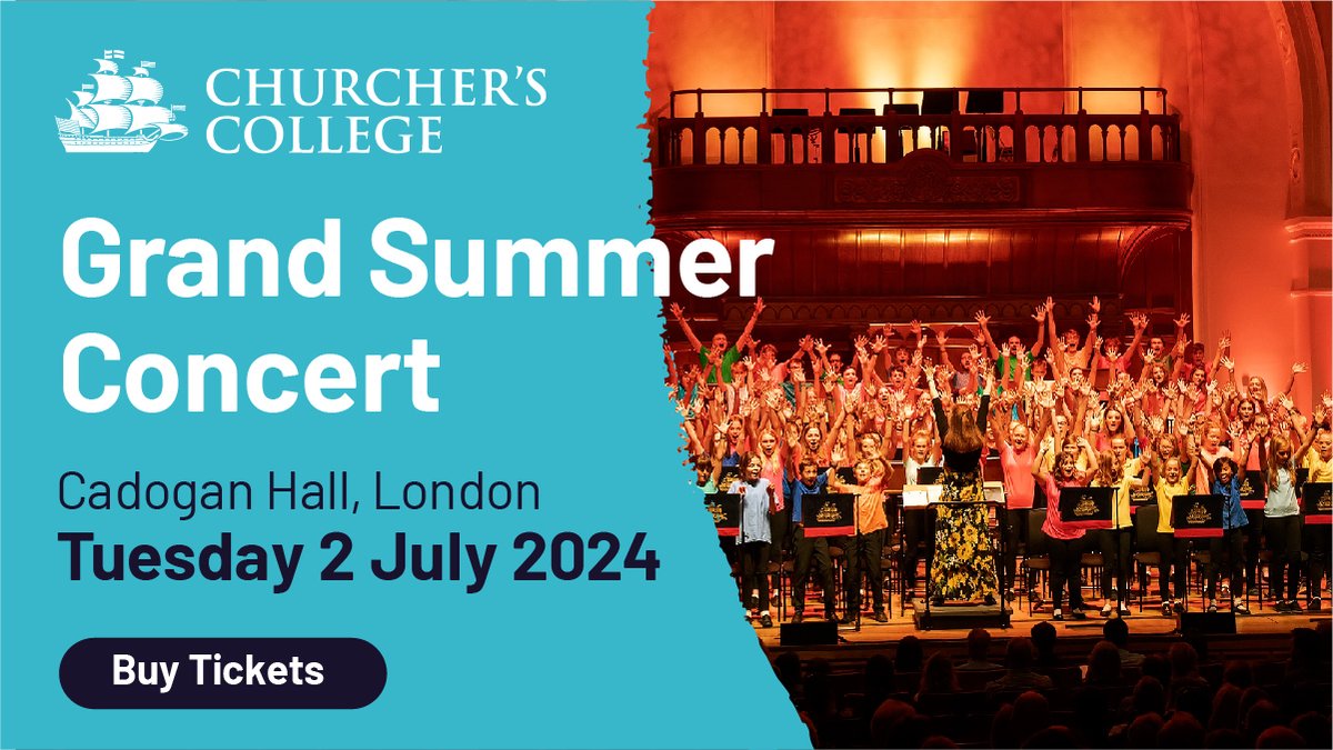 Not long to go until we return to the beautiful <a href="/cadoganhall/">Cadogan Hall</a> for our Grand Summer Concert on Tuesday 2 July. We have a few tickets remaining for what will be a fab evening of musical performances so come and join us if you can! Tickets available here: tinyurl.com/5pchhrbt