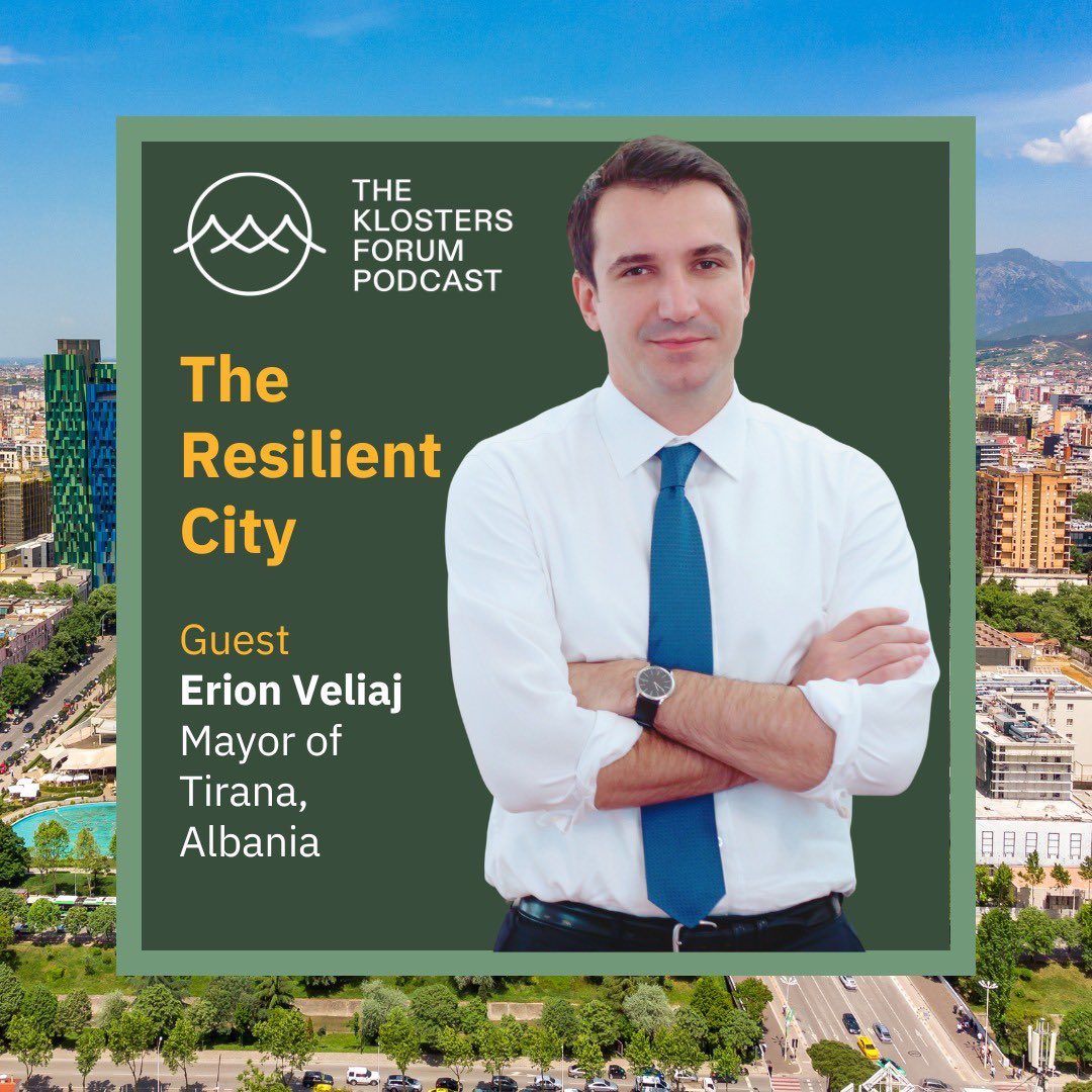 Erion Veliaj #MedCapitalCulture2025 🇪🇺🇦🇱 (@erionveliaj) on Twitter photo Thank you <a href="/KlostersForum/">The Klosters Forum</a>🇨🇭for inviting me to share the story of renaissance in the <a href="/CityOfTirana/">City of Tirana</a> - resilient cities don’t need to be rich and endowed, common sense and community involvement go a long way to inspire and implement change!
Tirana transitioned from hermit kingdom Thank you <a href="/KlostersForum/">The Klosters Forum</a>🇨🇭for inviting me to share the story of renaissance in the <a href="/CityOfTirana/">City of Tirana</a> - resilient cities don’t need to be rich and endowed, common sense and community involvement go a long way to inspire and implement change!
Tirana transitioned from hermit kingdom