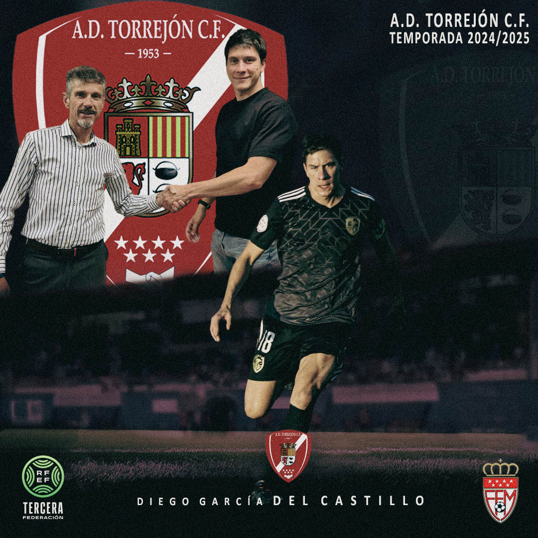 DEL CASTILLO, NUEVO FICHAJE 

Diego García Del Castillo, se ha convertido en el nuevo fichaje de la primera plantilla torrejonera para la temporada 2024/25.