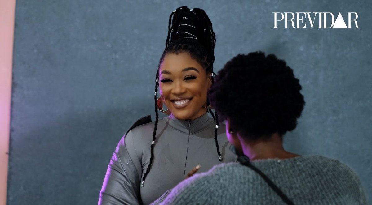 Previdar's tweet photo. Lady Zamar takes us behind the scenes of our latest cover shoot. 

Get an intimate view of her on set as she talks us through the magic of the shoot – from all the enthralling fashion looks to her third studio album, ‘Rainbow.’ 

Issue 6 loading… Enjoy! ✨

Watch here:
https://t.co/zWGmM16hVM

Production: Front Page Media 
Videographer: @onetakekeith

————-

Cover star: @Lady_Zamar 
Magazine: @Previdar 
Editor & Publisher: @sheilaafari / Front Page Media 
Production Manager: @manchaseema 
Photographer: @GeorgeQJr 
Stylist: @lovetulisa 
Outfits: Nao Serati, @ezokhetho, @SiyababaAtelier 
MUA: @SandiswaP_MUA 
Hair: Dr Dreadlocks 
Studio: George Q Studios 
Lighting & Digitech: @gillygilmohr 
Lighting Assistant: Tsakane
Article: @tnvenge 
Cover design: @HotWyrd 
BTS Video: @onetakekeith