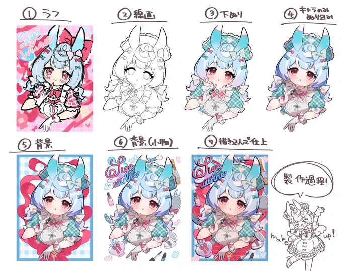 製作過程です 