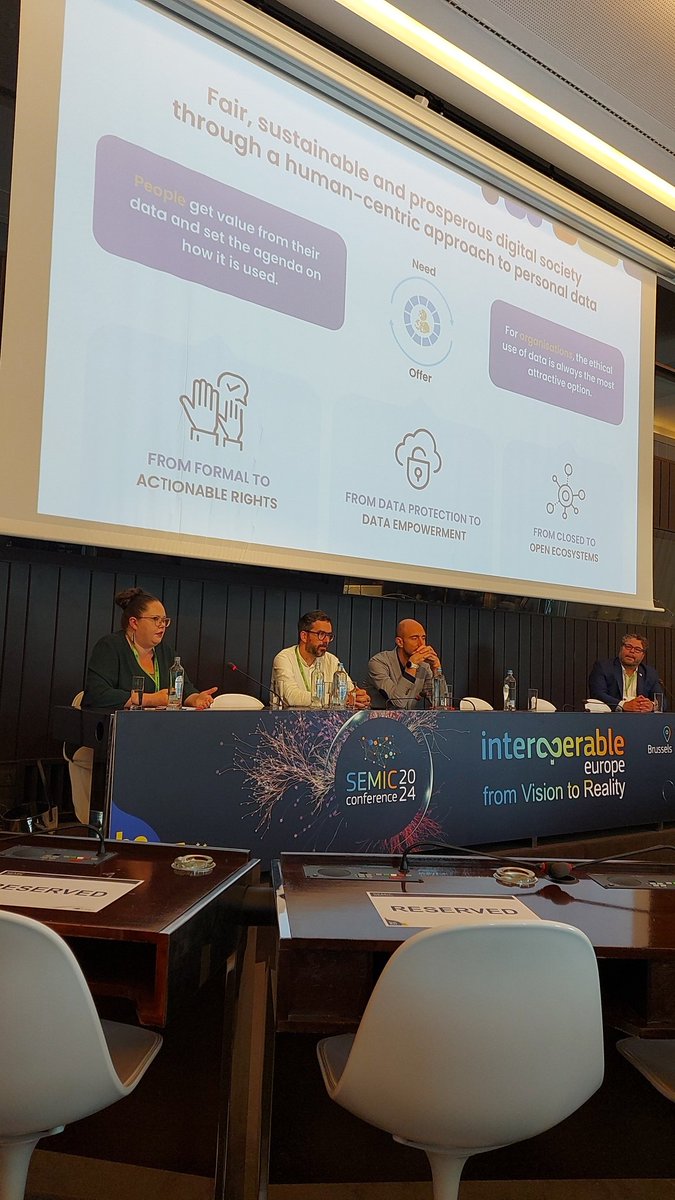 aabella's tweet image. Viivi from mydata talks about the roots of the personal #data concerns at a conference on #openknowledge in 2012. I had the opportunity to be there #semic2024