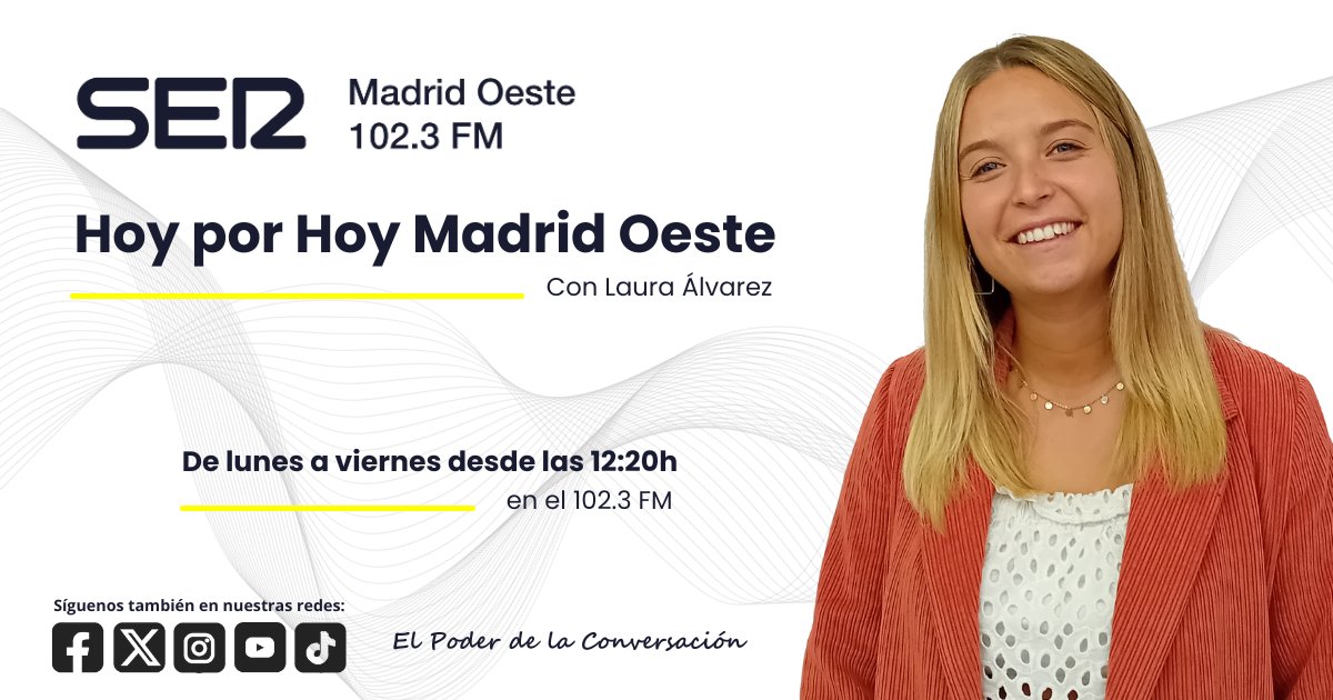 🚨Desde las 12:20h Hoy por Hoy Madrid Oeste con
<a href="/Alvarez3Laura/">Laura Álvarez</a>

👉Cambia de local la administración de lotería más antigua de Móstoles.
👉Comienza este sábado el festival Asisa de Música Villaviciosa de Odón 🎷
👉Hablamos con Martín Horcajuela, jugador de <a href="/AjedrezDiagonal/">Club Ajedrez Diagonal Alcorcón</a> ♟️