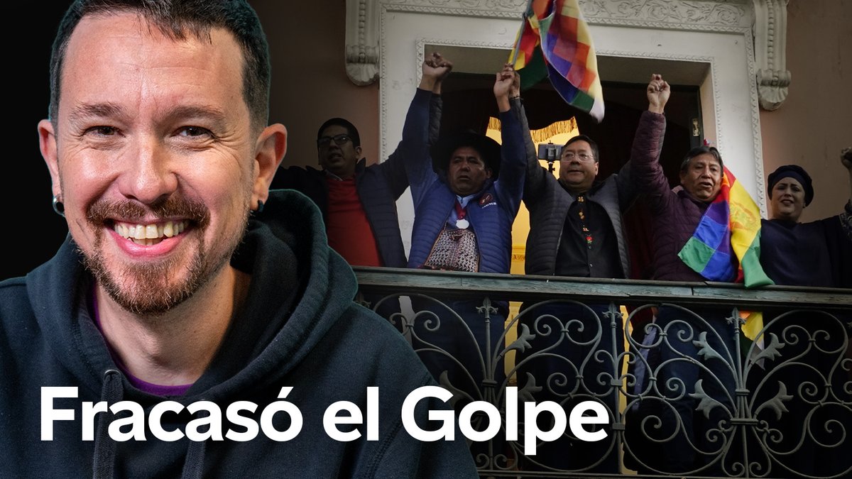 PabloIglesias's tweet photo. Algunos apuntes sobre el golpe de Estado en Bolivia

https://t.co/JJ00DC5EfX https://t.co/tNFj7sH6D8