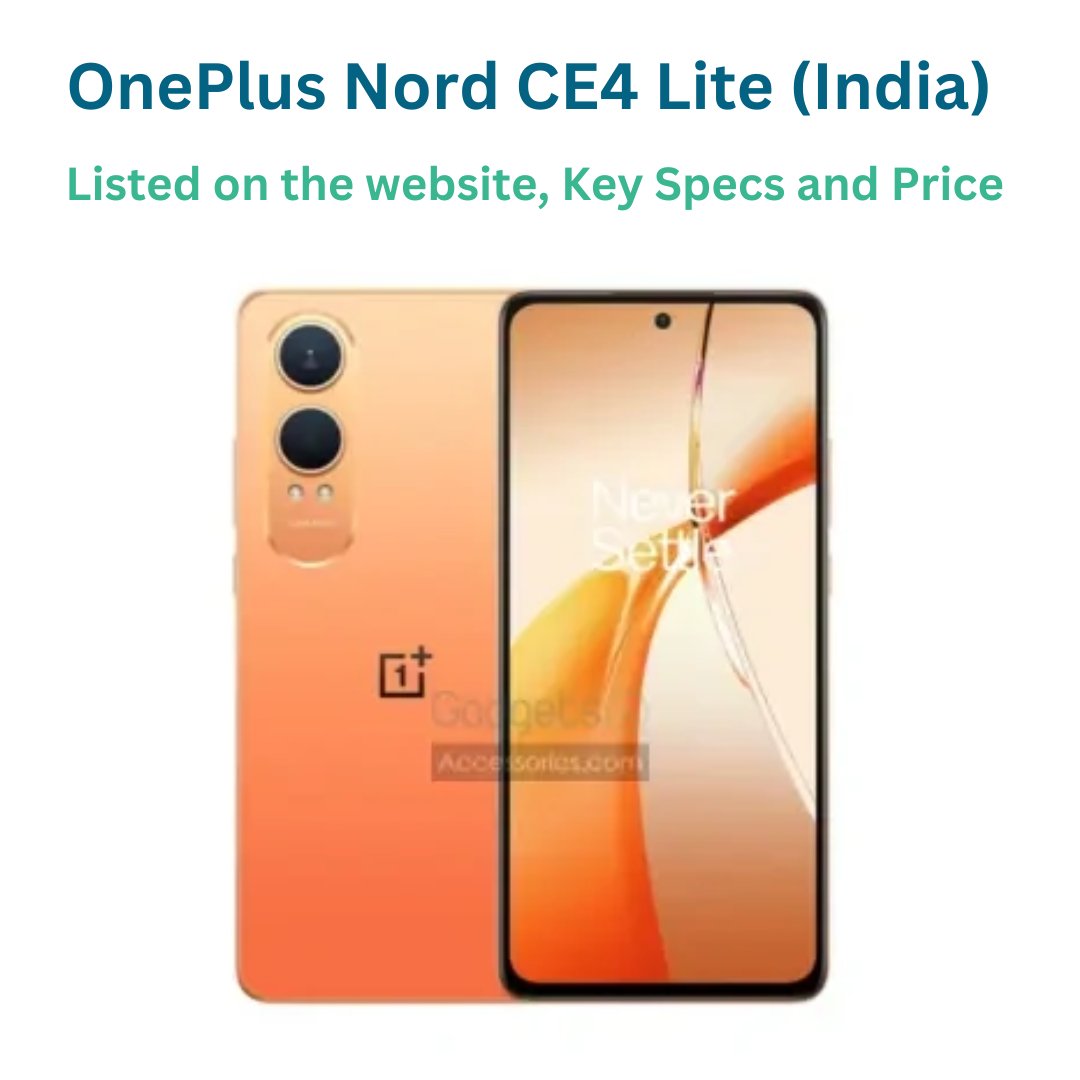 gadgetsaccessor's tweet image. Say hello to the new OnePlus Nord CE4 Lite (India)

Check Price &amp;amp; Specs👇
gadgetsandaccessories.com/gadget/oneplus…

#oneplus #oneplusphones #onepluspakistan #nordce4lite #smartphone #gadgetsandaccessories #gadgets #accessories #technology #engineering #Pakistan