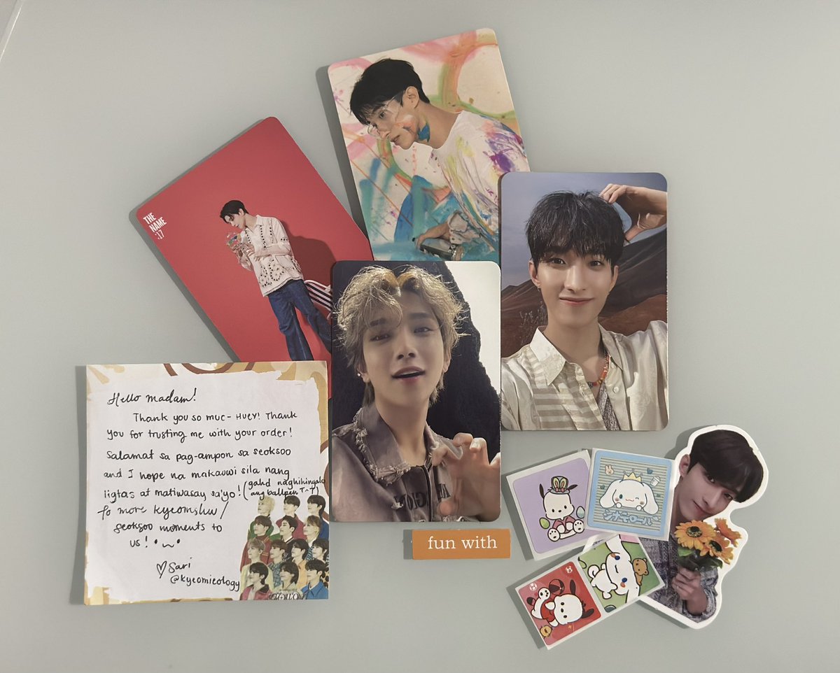 kyeosumi's tweet photo. π #mailsyawn β.ΰ³ΰΏ*:ο½₯
elo @kyeomieology ! our seoksoo babies arrived safely. very impulsive decision to kasi nakita ko sya madaling araw tas ang lakas ng sparks kaya napamine ako π thank you for the smooth transaction sari lab u sm π«Άπ»
#SariSariBentables https://t.co/5C0A0ii4es