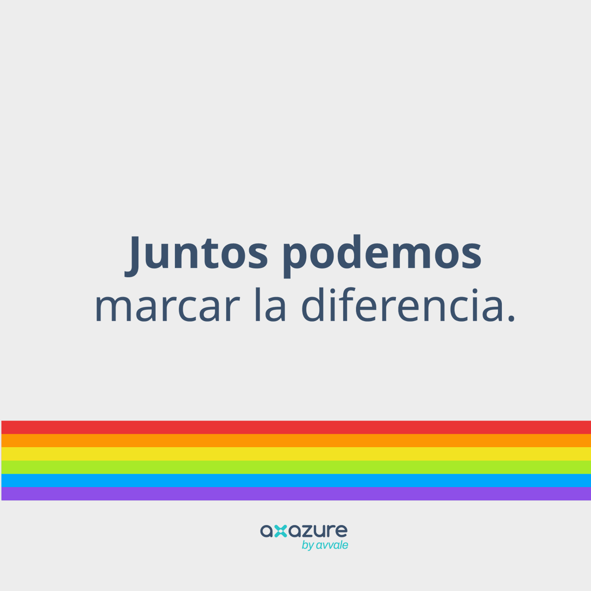 Creemos en la igualdad y en la no discriminación, y es nuestra obligación como empresa crear un lugar de trabajo seguro y plural.
Sigue quedando un largo camino por recorrer, pero juntos cambiaremos las cosas.

#Proud2024