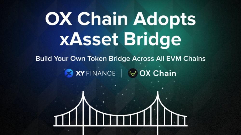 xyfinance's tweet photo. π Thrilled to announce that @OXFUNHQ Chain has implemented the #xAsset #Bridge!
π #OXChain offers an easy method to bridge various memecoins across @ethereum, @base, @arbitrum, and @BNBCHAIN!
β‘ Bridge & swap any token to OX Chain via #XYFinance
π https://t.co/5aKinFqJbT https://t.co/rr7uKXdoWA