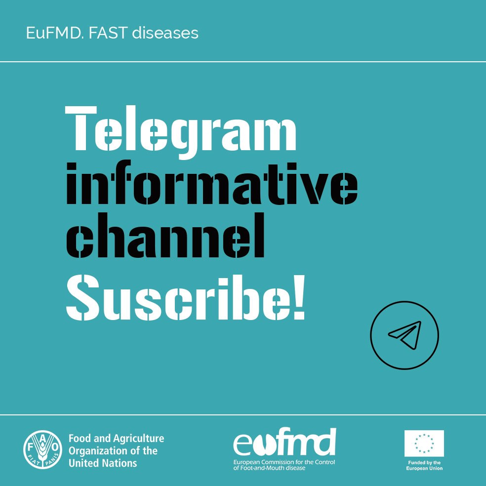 Stay Informed! Join the EuFMD Telegram channel for a wealth of knowledge on #AnimalHealth, veterinary science, and more. Our weekly updates keep you ahead of the curve!  
 
🐾 The EuFMD Telegram Channel 👉 t.me/eufmd