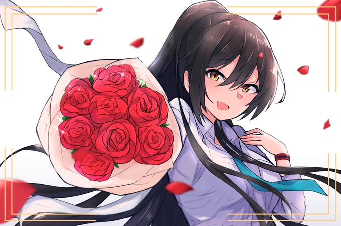 咲耶おめでとう～!過去絵…! #白瀬咲耶誕生祭2024