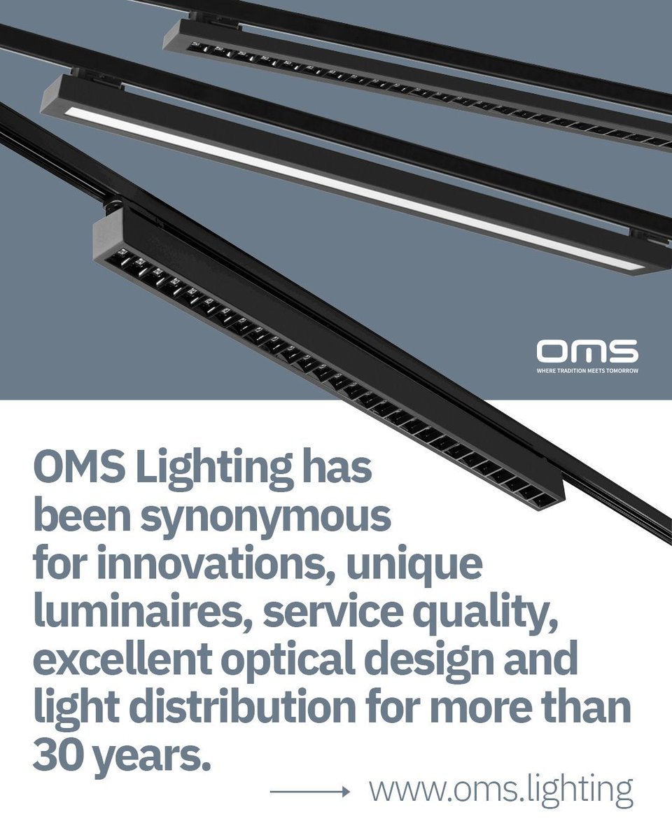 omslighting's tweet photo. OMS Lighting has been synonymous for #innovations, #unique #luminaires, #service quality, #excellent #optical #design and #light #distribution for more than 30 years. 

Visit: https://t.co/eKNuCjO9e7 https://t.co/NPOgGQ2tbB