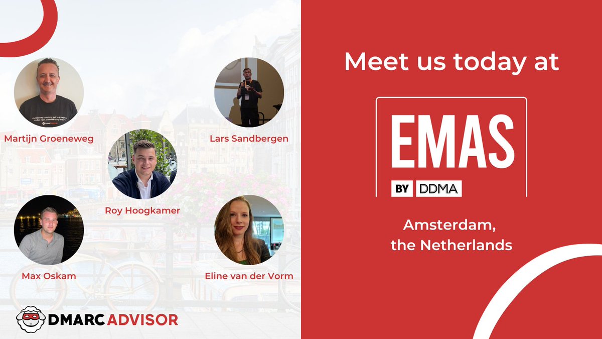DMARC Advisor (@dmarcadvisor) on Twitter photo Who is at the <a href="/DDMA_EMAS/">Email Marketing Automation Summit</a> in Amsterdam? Our flock is present there all day, ready for a talk about #email! Spot the sheep 🐑
#emas24 #EmailMarketing #emailsecurity #CyberSecurity Who is at the <a href="/DDMA_EMAS/">Email Marketing Automation Summit</a> in Amsterdam? Our flock is present there all day, ready for a talk about #email! Spot the sheep 🐑
#emas24 #EmailMarketing #emailsecurity #CyberSecurity