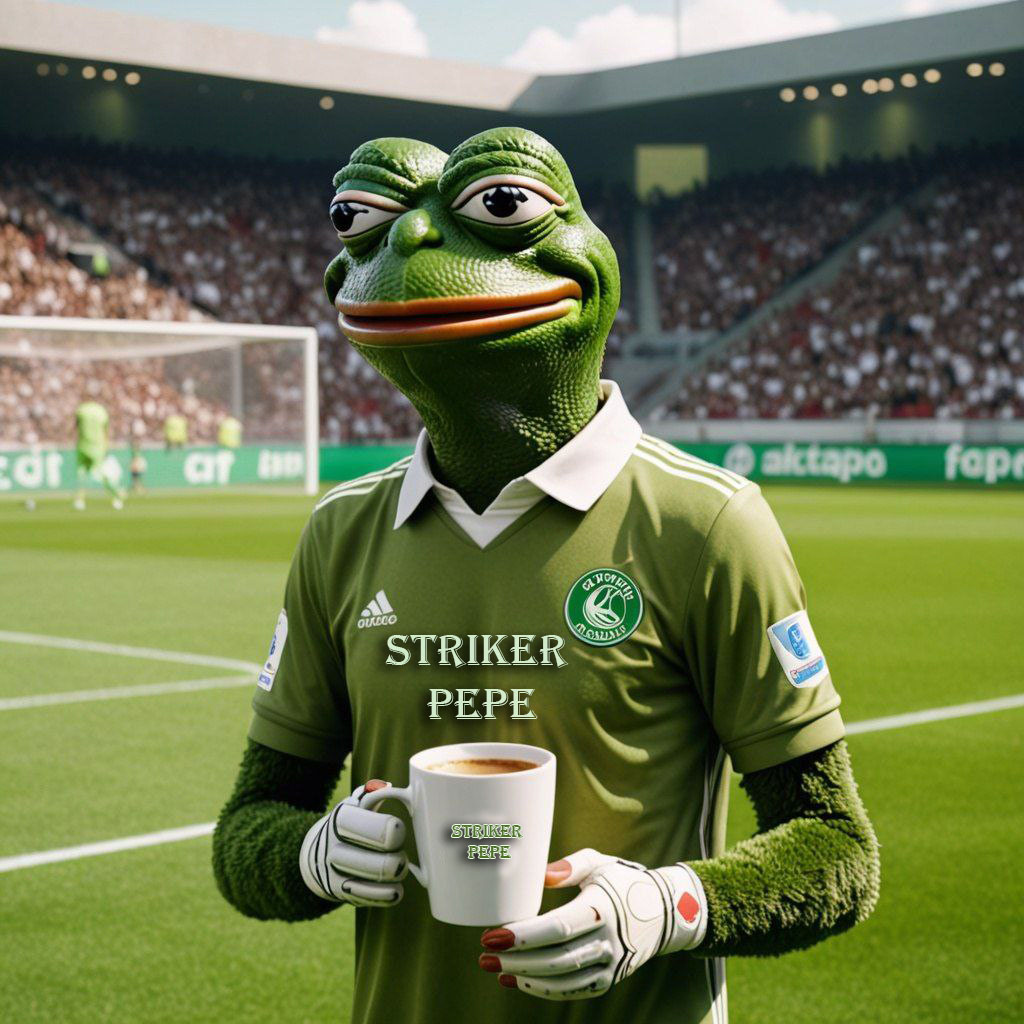 strikerpepe's tweet photo. Gm future Millionaires STRIKER PEPE๐ธโฝ๏ธ๐
#STRONGCOMMUNITY #SUPERBASEDDEV #Euro2024 #Pepe #MEMECOIN #game #StrikerPepe #pepe #Football https://t.co/tSFfiDvuPJ