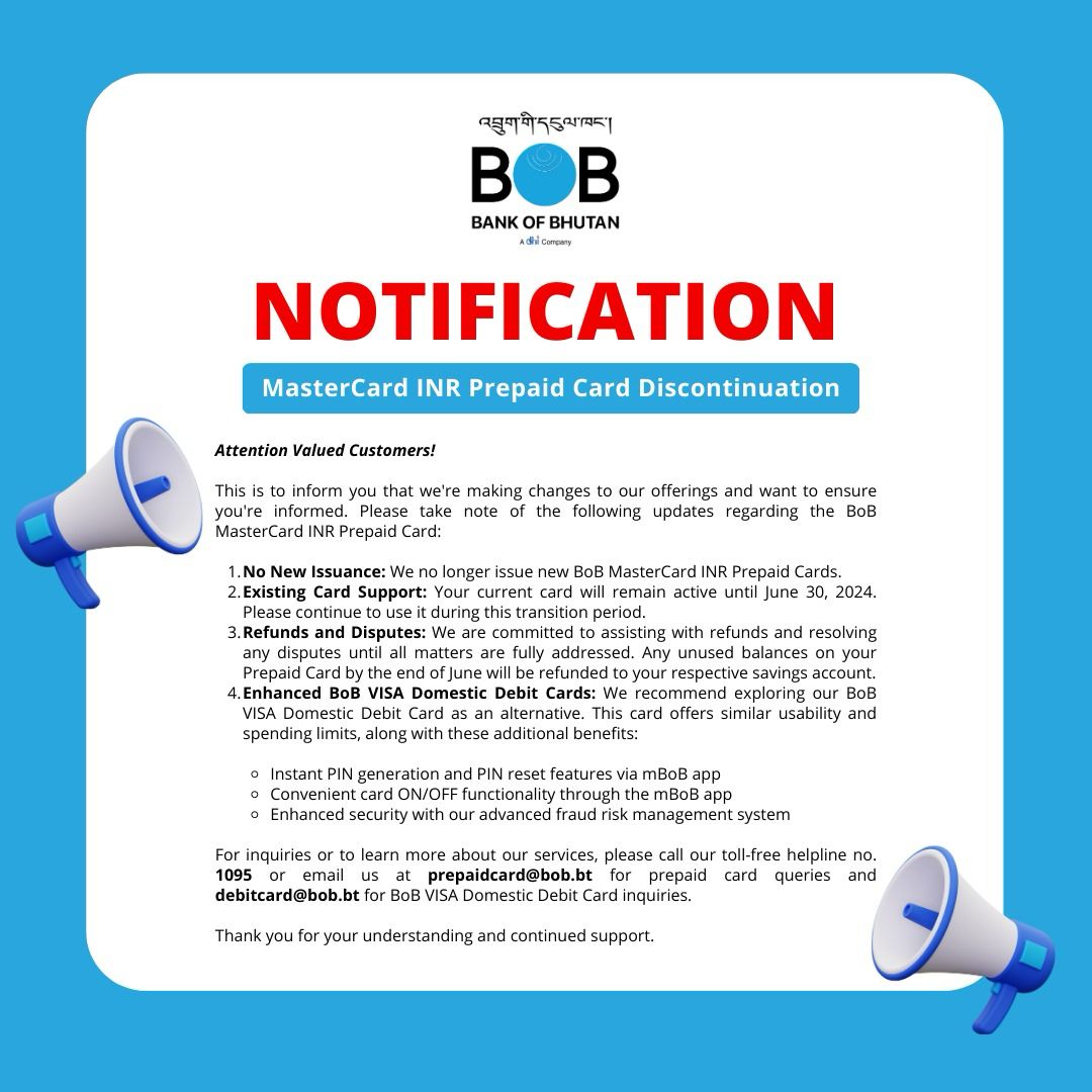 Bank of Bhutan (@bankofbhutan) on Twitter photo 