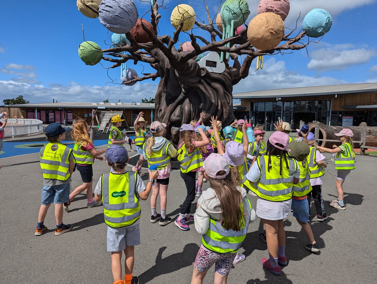The fun continues for year 2 at The Cheshire Ice-cream farm