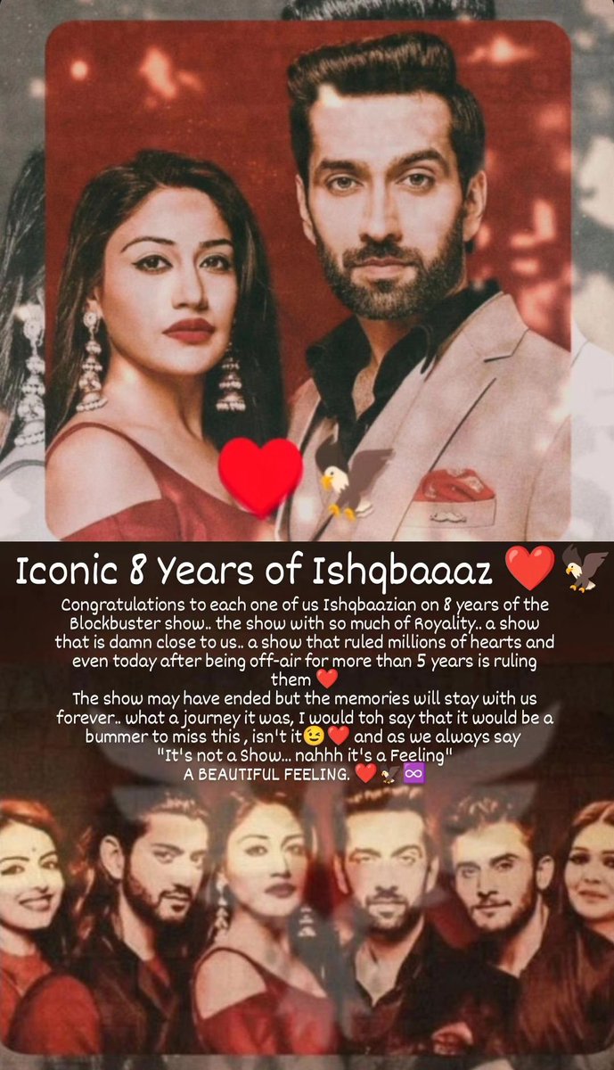 ♾️❤️🦅
#8YearsOfIshqbaaaz