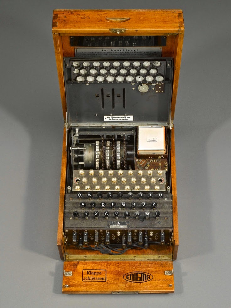 SpiesVespers's tweet photo. #OTD June 27, 1940 Germans set up secure communication system in #France using new-fangled #Enigma_machine. https://t.co/tL3Y961z6G