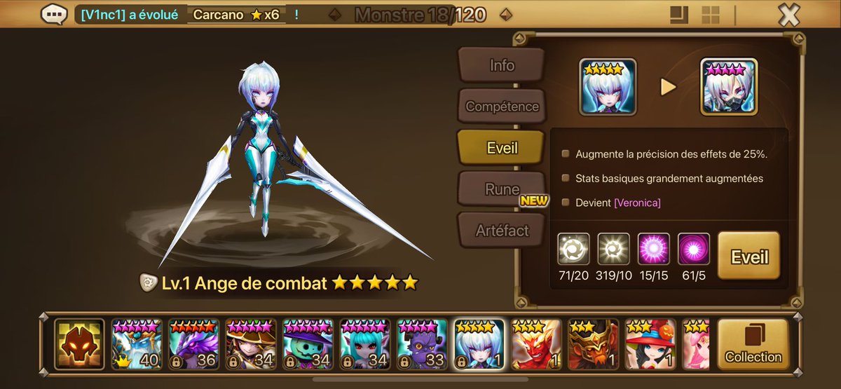 BalooGamesTV's tweet photo. Omg ! Je crois que j’ai de la chance 😎🤩
@summonerswar_FR @sheisou @Videokilled007 @Flowrilege https://t.co/RX8etVMrMt